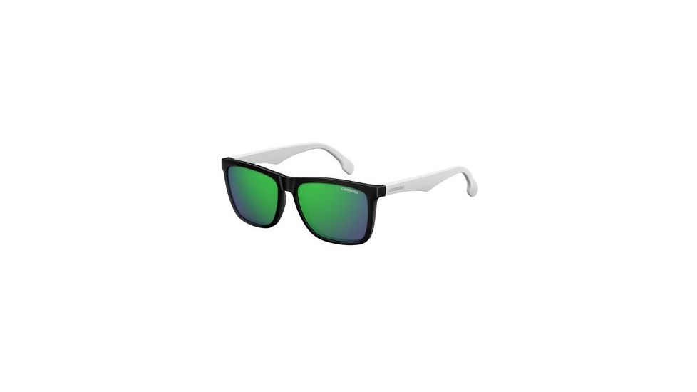 Carrera 5041/S Single Vision Prescription Sunglasses CA5041S-080S-Z9-5616 - Frame Color Black/White, Lens Diameter 56 mm