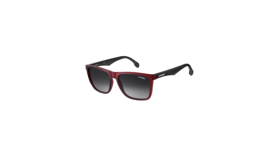 Carrera 5041/S Single Vision Prescription Sunglasses CA5041S-0T9H-9O-5616 - Lens Diameter 56 mm, Frame Color Matte Burgundy/black