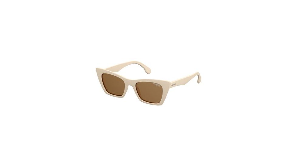 Carrera 5044/S Single Vision Prescription Sunglasses CA5044S-06HT-70-5019 - Lens Diameter 50 mm, Frame Color White Crystal Gray