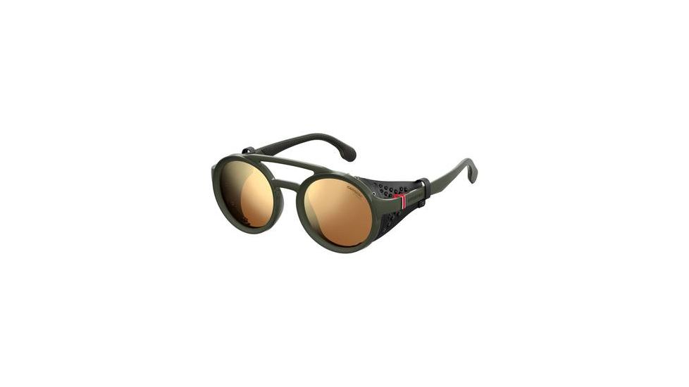 Carrera 5046/S Bifocal Prescription Sunglasses CA5046S-0DLD-K1-4924 - Frame Color Matte Green Military, Lens Diameter 49 mm