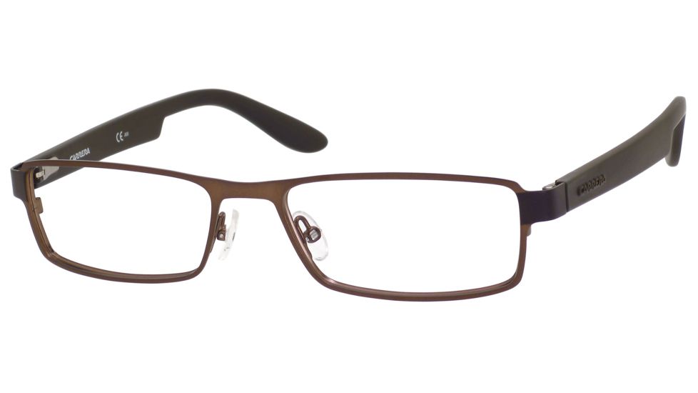 Carrera 5503 Progressive Prescription Eyeglasses CA5503-0BXL-5417 - Semi Matte Brown Frame, Lens Diameter 54mm, Distance Between Lenses 17mm