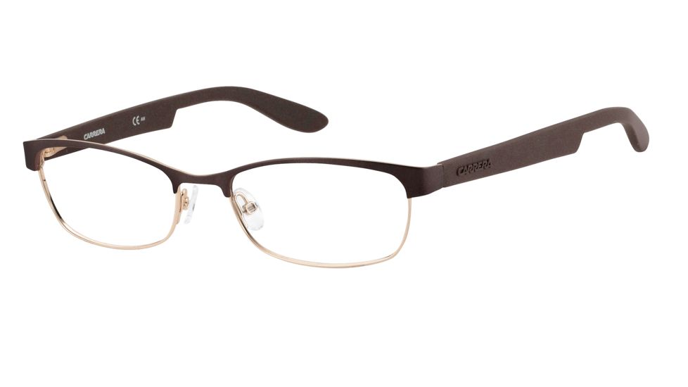 Carrera 5509 Progressive Prescription Eyeglasses CA5509-0DCB-5317 - Gold Brown Frame, Lens Diameter 53mm, Distance Between Lenses 17mm