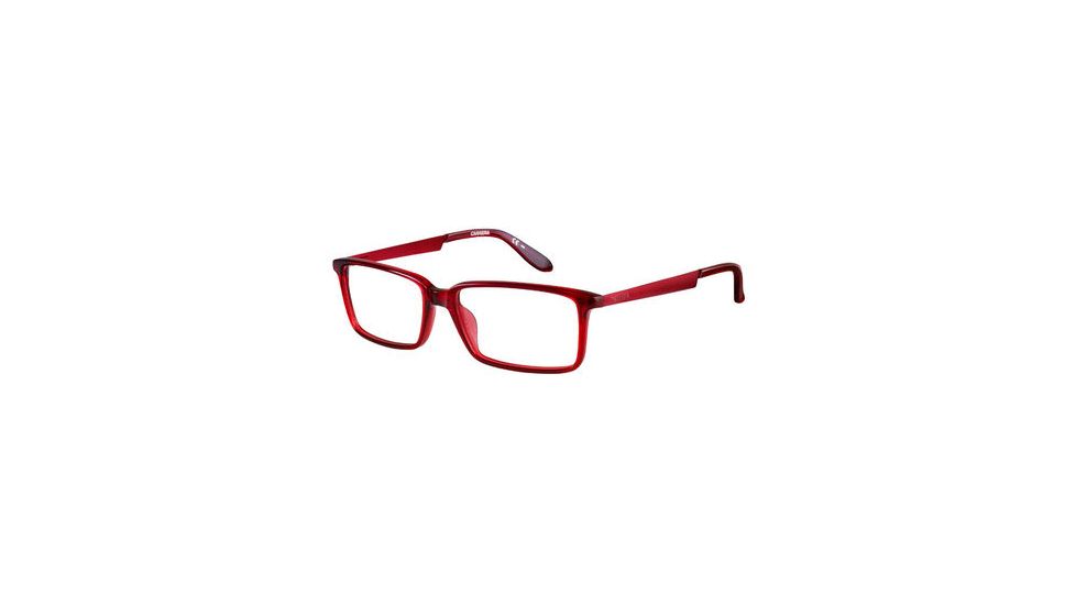 Carrera 5514 Eyeglass Frames CA5514-00PD-5416 - Transparent / Red Frame, Lens Diameter 54mm, Distance Between Lenses 16mm
