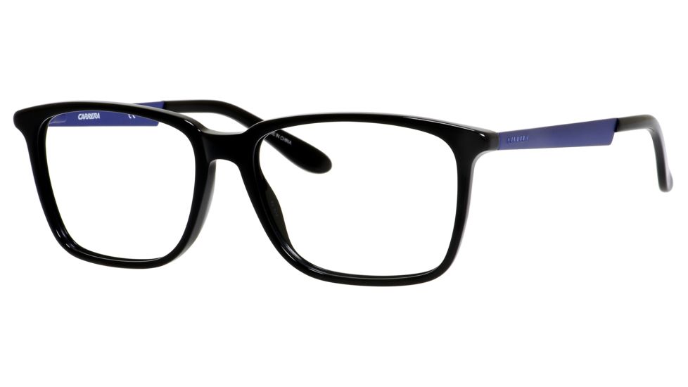 Carrera 5515 Eyeglass Frames CA5515-08FZ-5416 - Black Blue Frame, Lens Diameter 54mm, Distance Between Lenses 16mm