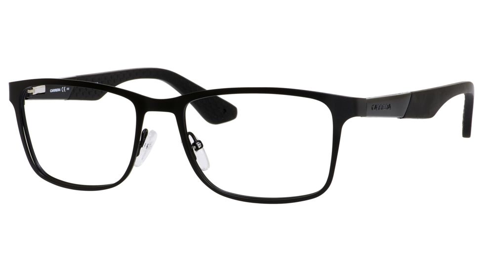 Carrera 5522 Eyeglass Frames CA5522-08JO-5318 - Matte Black Frame, Lens Diameter 53mm, Distance Between Lenses 18mm