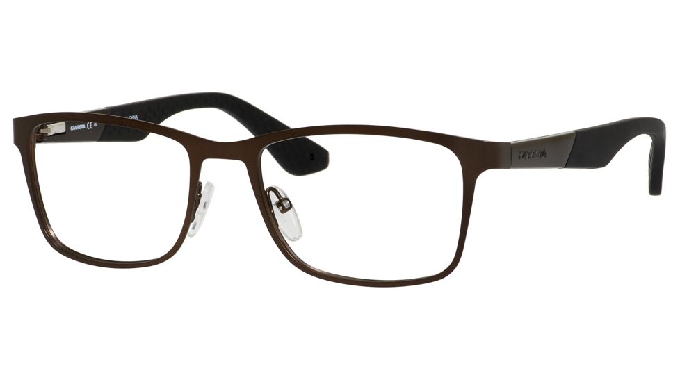 Carrera 5522 Eyeglass Frames CA5522-0NFM-5318 - Brown Black Frame, Lens Diameter 53mm, Distance Between Lenses 18mm