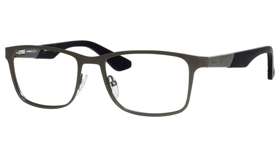 Carrera 5522 Eyeglass Frames CA5522-0NFN-5318 - Dark Ruthenium / Gray Frame, Lens Diameter 53mm, Distance Between Lenses 18mm