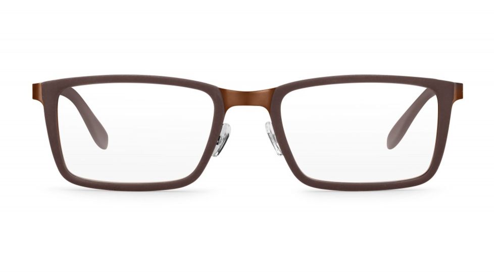 Carrera 5529 Eyeglass Frames CA5529-099L-5220 - Brown Matte Brown Frame, Lens Diameter 52mm, Distance Between Lenses 20mm