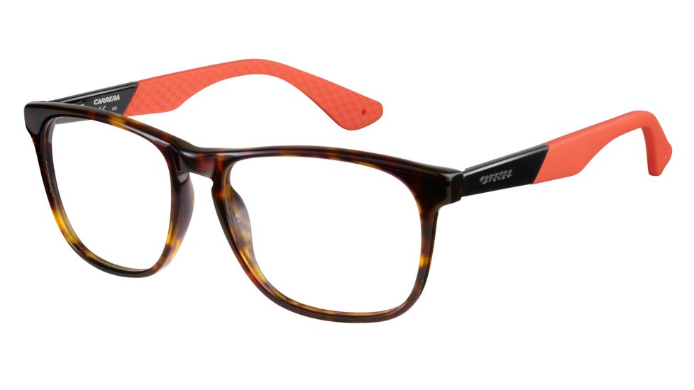 Carrera 5532 Eyeglass Frames CA5532-0HAZ-5416 - Havana Black Orange Frame, Lens Diameter 54mm, Distance Between Lenses 16mm
