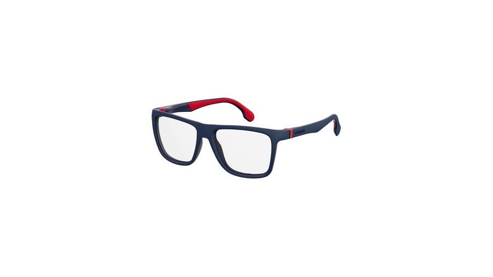 Carrera 5549 Eyeglass Frames CA5549-0FLL-5617 - Matte Blue Frame, Lens Diameter 56mm, Distance Between Lenses 17mm