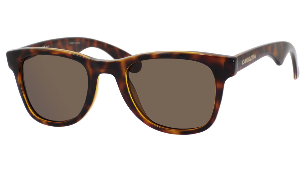 Carrera 6000/S Single Vision Prescription Sunglasses CA6000S-0791-SP-5023 - Frame Color Havana, Lens Diameter 50 mm