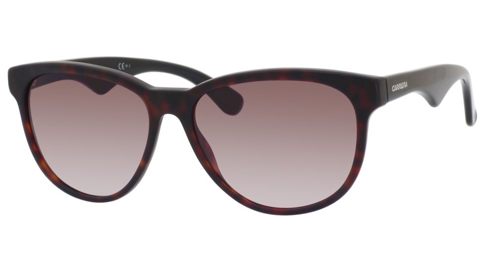 Carrera 6004/S Sunglasses CA6004S-04NC-HA-5515 - Havana Frame, Brown Gradient Lenses, Lens Diameter 55mm, Distance Between Lenses 15mm