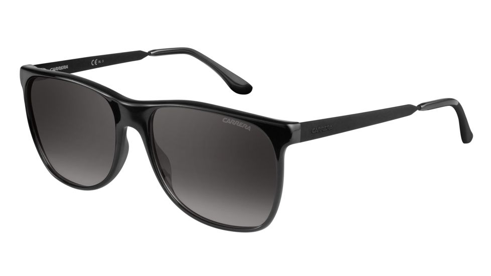 Carrera 6011/S Single Vision Prescription Sunglasses CA6011S-0GVB-N6-5717 - Lens Diameter 57 mm, Frame Color Shiny Black