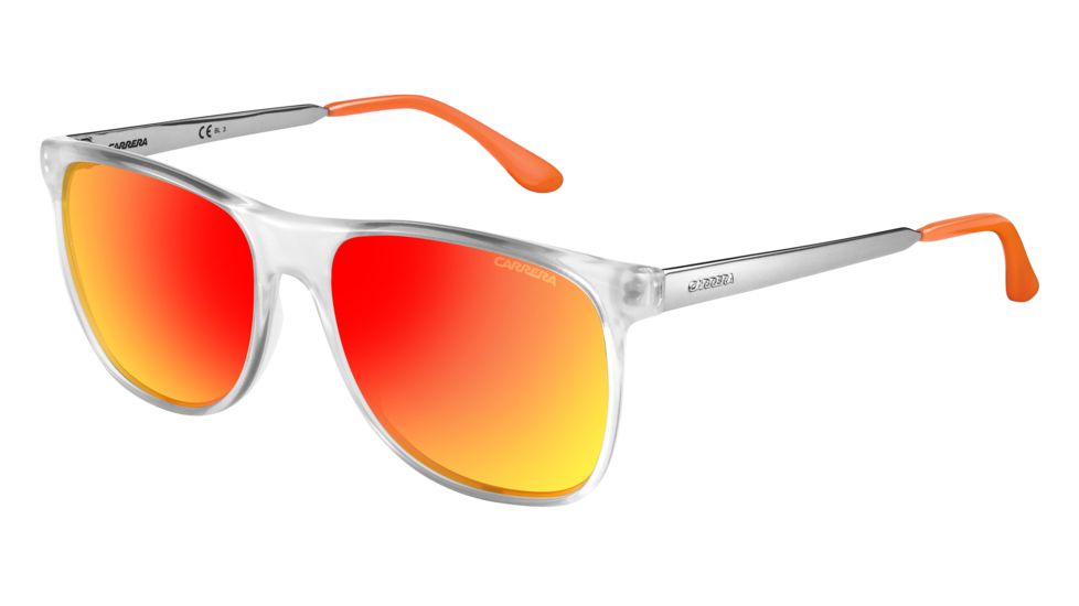 Carrera 6011/S Single Vision Prescription Sunglasses CA6011S-0BTY-ZP-5717 - Lens Diameter 57 mm, Frame Color Bianc Ruthenium