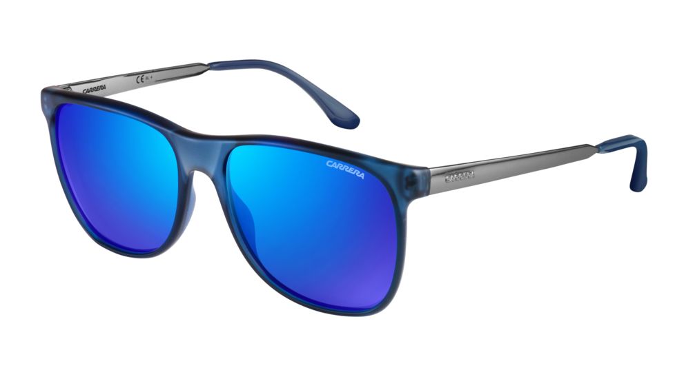 Carrera 6011/S Single Vision Prescription Sunglasses CA6011S-08JY-Z0-5717 - Lens Diameter 57 mm, Frame Color Transparent Blue