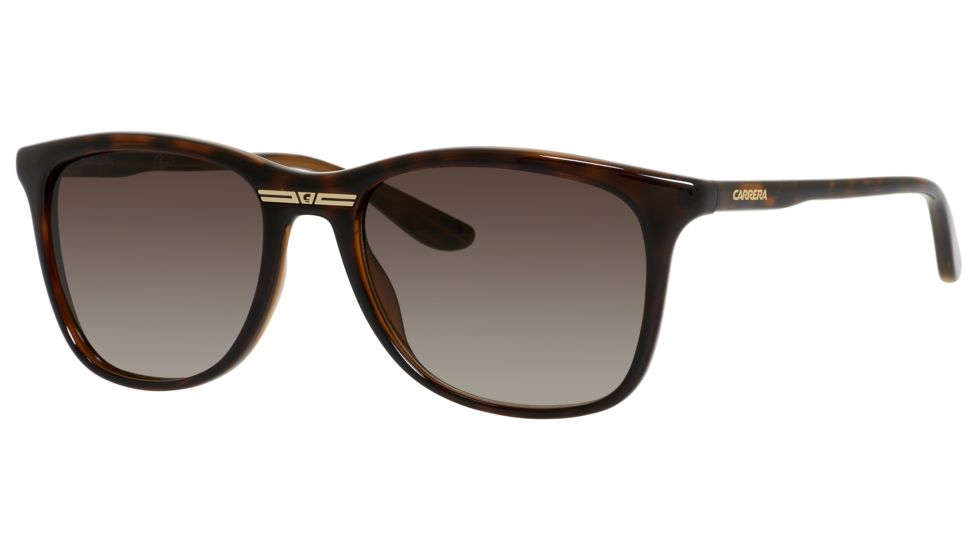 Carrera 6013/S Single Vision Prescription Sunglasses CA6013S-0DWJ-HA-5418 - Lens Diameter 54 mm, Frame Color Havana