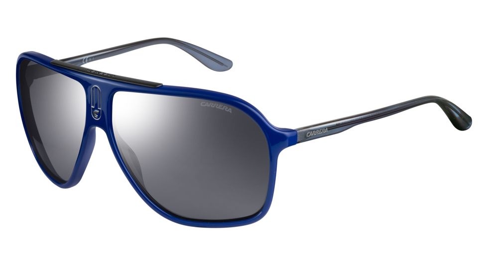 Carrera 6016/S Single Vision Prescription Sunglasses CA6016S-0N7U-T4-6211 - Lens Diameter 62 mm, Frame Color Blue Gray
