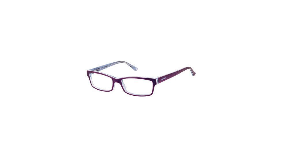 Carrera 6171 Eyeglass Frames CA6171-0K9R-5416 - Dark Light Violet Frame, Lens Diameter 54mm, Distance Between Lenses 16mm