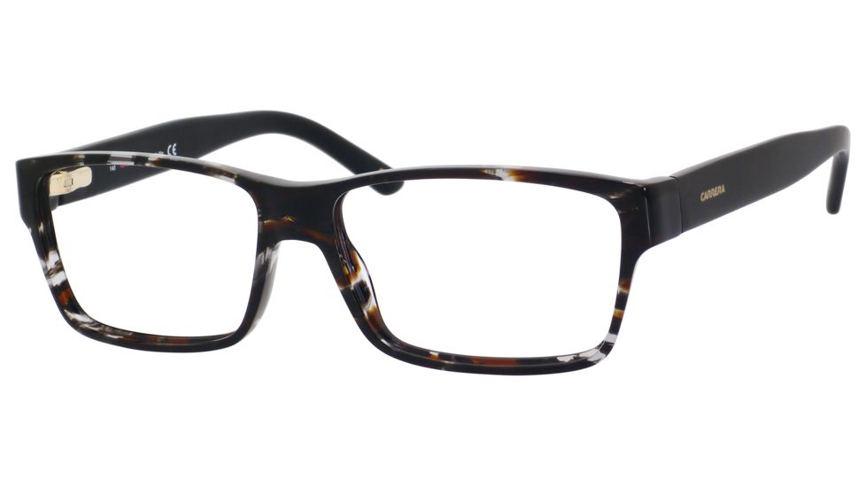 Carrera 6178 Eyeglass Frames CA6178-08Q0-5615 - Havana Gray / Black Frame, Lens Diameter 56mm, Distance Between Lenses 15mm