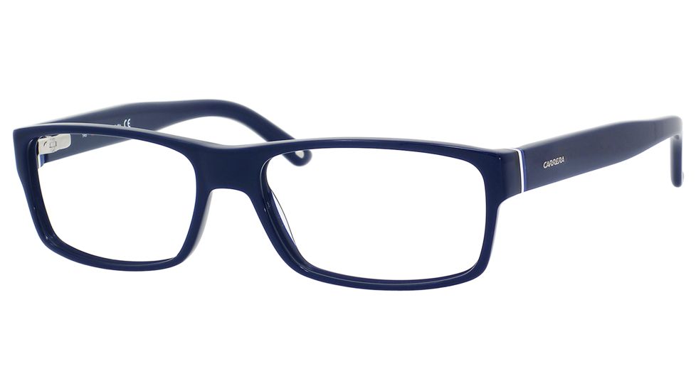 Carrera 6180 Eyeglass Frames CA6180-0OG0-5517 - Blue / Black White Blue Frame, Lens Diameter 55mm, Distance Between Lenses 17mm