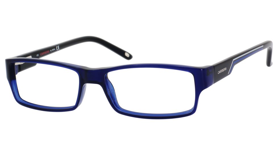 Carrera 6184 Bifocal Prescription Eyeglasses CA6184-0U6B-5215 - Blue Black Frame, Lens Diameter 52mm, Distance Between Lenses 15mm