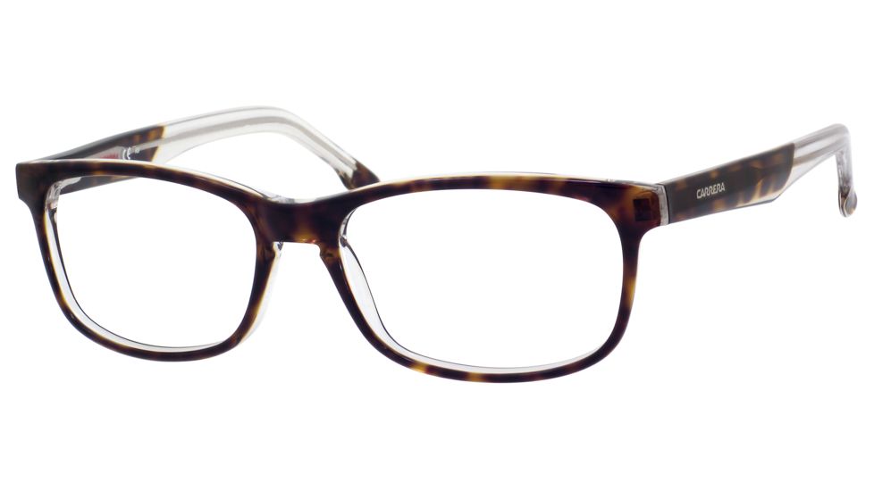 Carrera 6196 Bifocal Prescription Eyeglasses CA6196-0KR9-5216 - Havana Crystal Frame, Lens Diameter 52mm, Distance Between Lenses 16mm