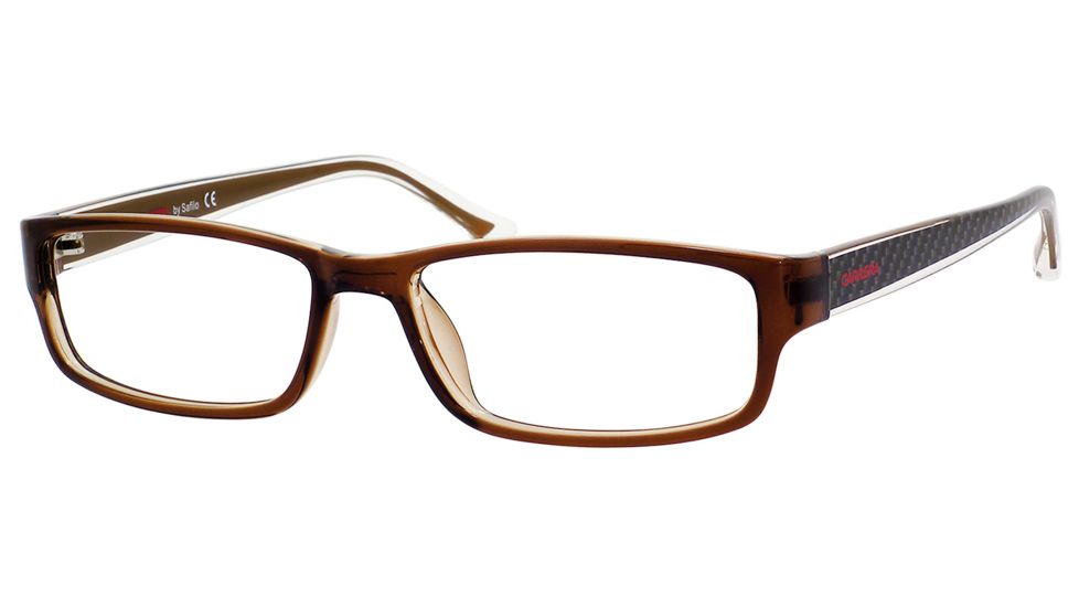 Carrera 6201 Bifocal Prescription Eyeglasses CA6201-0DF9-5216 - Brown Frame, Lens Diameter 52mm, Distance Between Lenses 16mm