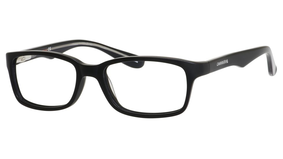 Carrera 6216 Eyeglass Frames CA6216-0KCX-4616 - Matte Black Frame, Lens Diameter 46mm, Distance Between Lenses 16mm