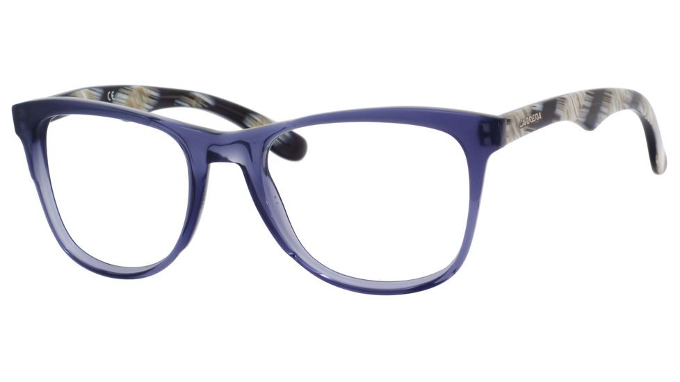 Carrera 6600 Eyeglass Frames CA6600-033Y-5320 - Blue Horn Frame, Lens Diameter 53mm, Distance Between Lenses 20mm
