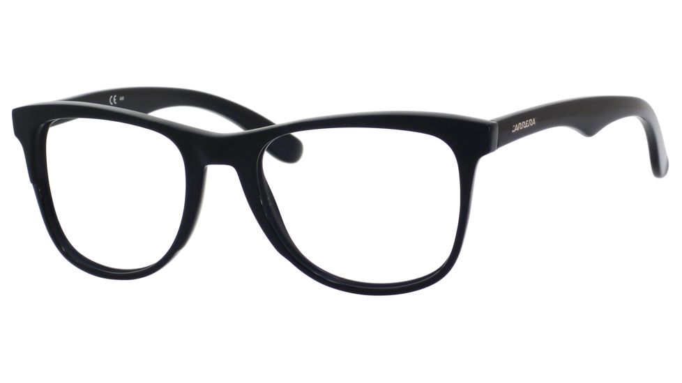 Carrera 6600 Eyeglass Frames CA6600-04O0-5320 - Matte Black / Black Frame, Lens Diameter 53mm, Distance Between Lenses 20mm