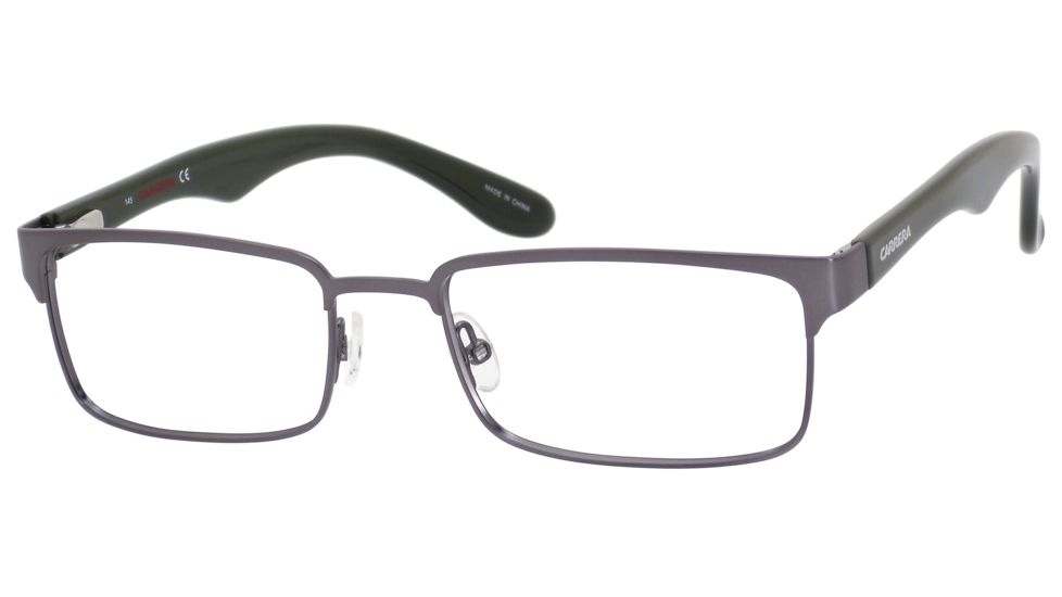 Carrera 6606 Bifocal Prescription Eyeglasses CA6606-062J-5318 - Dark Ruthenium / Green Frame, Lens Diameter 53mm, Distance Between Lenses 18mm