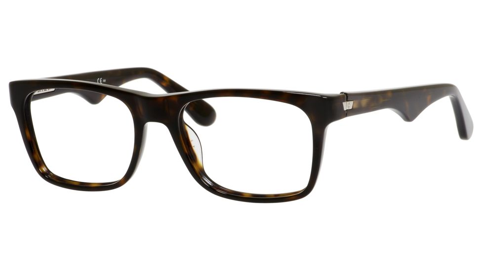 Carrera 6617 Progressive Prescription Eyeglasses CA6617-0086-5318 - Dark Havana Frame, Lens Diameter 53mm, Distance Between Lenses 18mm