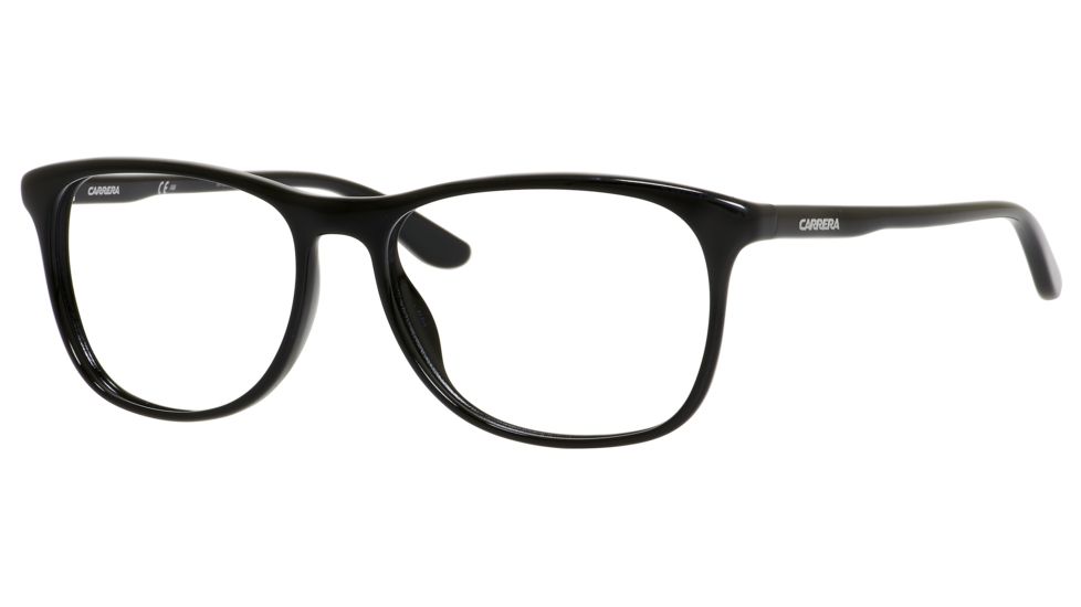 Carrera 6622 Progressive Prescription Eyeglasses CA6622-0D28-5516 - Shiny Black Frame, Lens Diameter 55mm, Distance Between Lenses 16mm