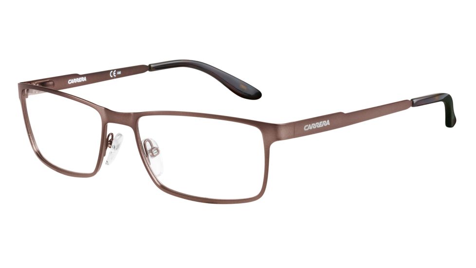 Carrera 6630 Bifocal Prescription Eyeglasses CA6630-0J8P-5617 - Semi Matte Brown Frame, Lens Diameter 56mm, Distance Between Lenses 17mm