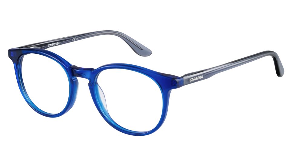 Carrera 6636/N Eyeglass Frames CA6636N-0IJB-4919 - Blue Gray Frame, Lens Diameter 49mm, Distance Between Lenses 19mm