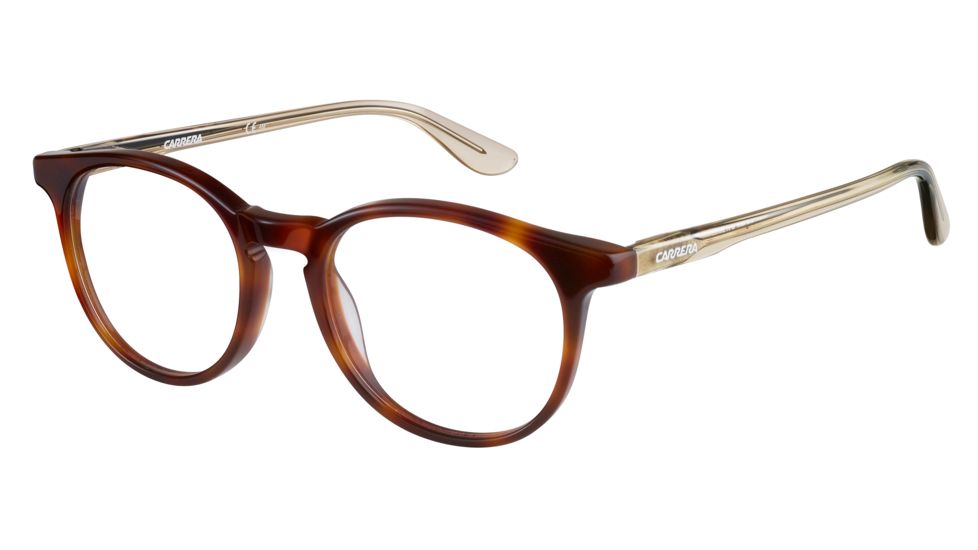 Carrera 6636/N Eyeglass Frames CA6636N-0IJP-4919 - Havana Brown Frame, Lens Diameter 49mm, Distance Between Lenses 19mm