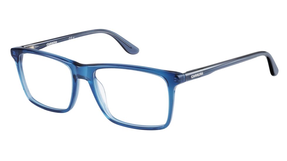Carrera 6637/N Bifocal Prescription Eyeglasses CA6637N-0G43-5217 - Blue Gray Frame, Lens Diameter 52mm, Distance Between Lenses 17mm