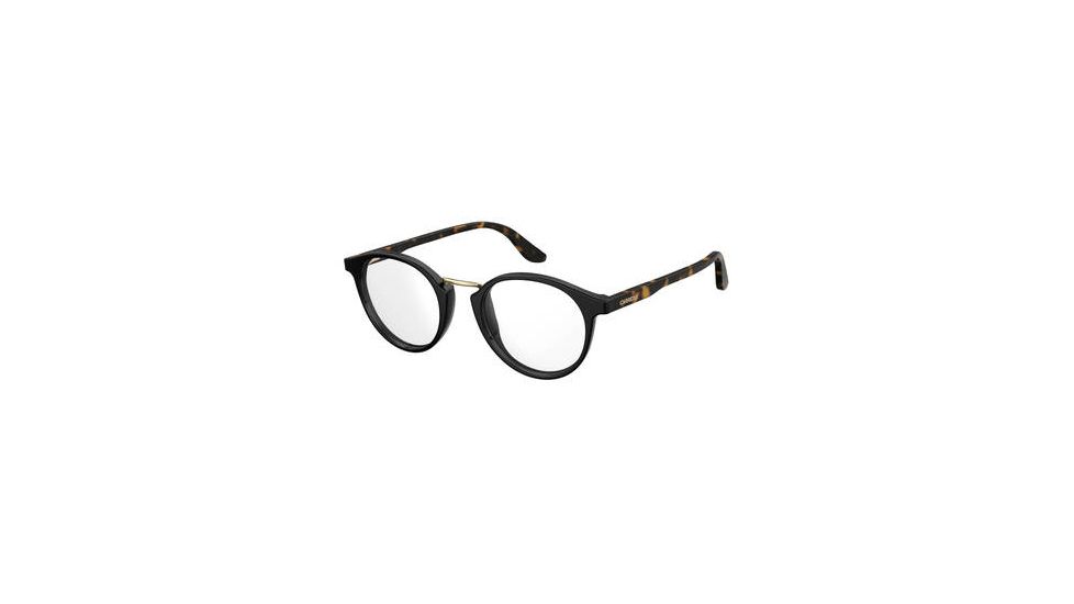 Carrera 6645 Progressive Prescription Eyeglasses CA6645-02M2-4721 - Black/Gold Frame, Lens Diameter 47mm, Distance Between Lenses 21mm