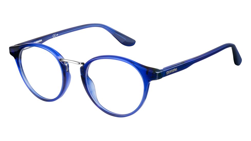 Carrera 6645 Progressive Prescription Eyeglasses CA6645-0PG3-4721 - Blue Frame, Lens Diameter 47mm, Distance Between Lenses 21mm