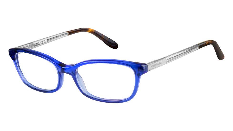 Carrera 6647 Eyeglass Frames CA6647-0QLD-5017 - Blue Gray Frame, Lens Diameter 50mm, Distance Between Lenses 17mm