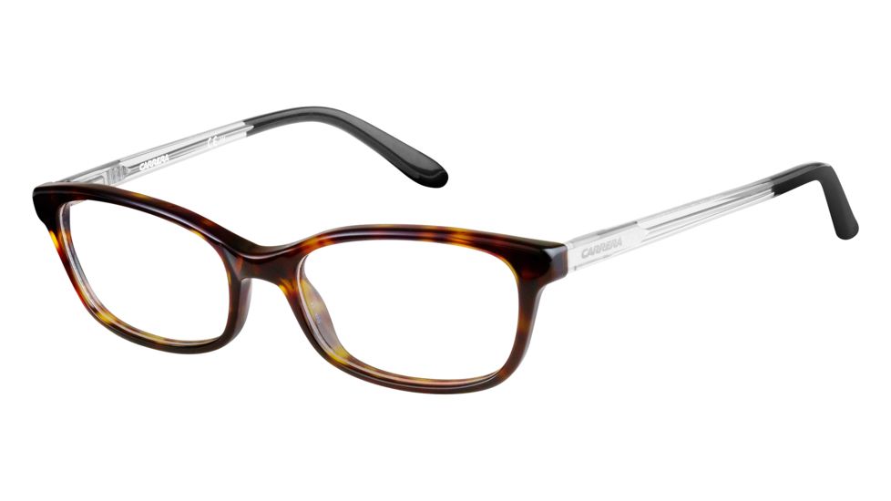 Carrera 6647 Eyeglass Frames CA6647-0QK8-5017 - Dark Havana Nud Frame, Lens Diameter 50mm, Distance Between Lenses 17mm