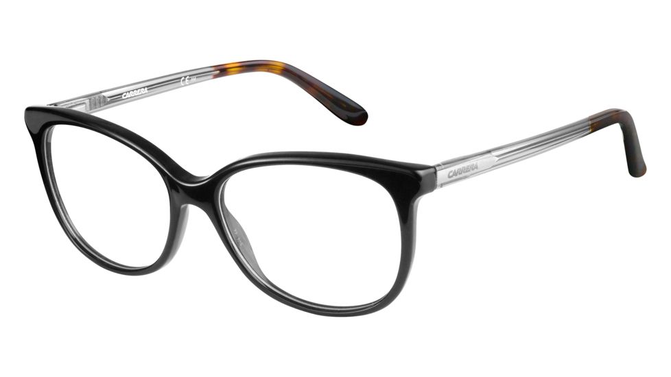 Carrera 6648 Single Vision Prescription Eyeglasses CA6648-03L3-5115 - Black Gray Frame, Lens Diameter 51mm, Distance Between Lenses 15mm