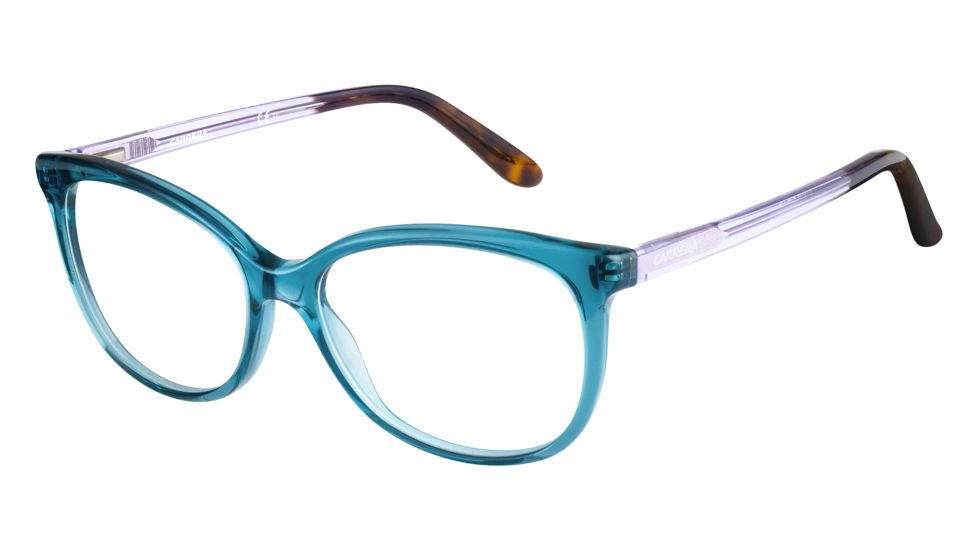 Carrera 6648 Single Vision Prescription Eyeglasses CA6648-0QKP-5115 - Teal Lilac Frame, Lens Diameter 51mm, Distance Between Lenses 15mm