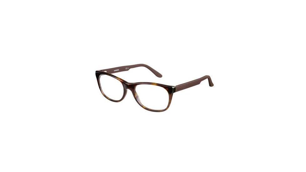 Carrera 6652 Eyeglass Frames CA6652-0GPS-5318 - Dark Havana Brown Frame, Lens Diameter 53mm, Distance Between Lenses 18mm
