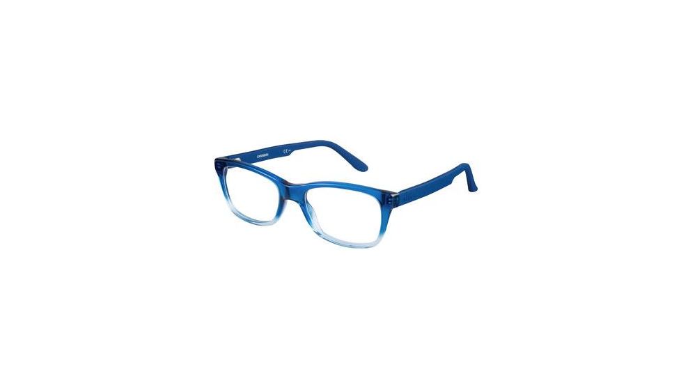 Carrera 6653 Eyeglass Frames CA6653-0TPL-5418 - Shaded Blue Frame, Lens Diameter 54mm, Distance Between Lenses 18mm