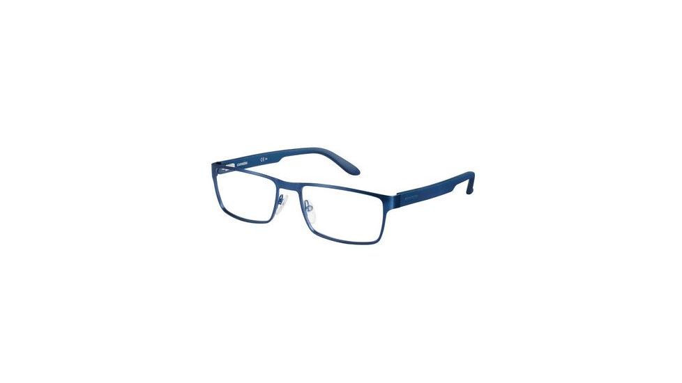 Carrera 6656 Progressive Prescription Eyeglasses CA6656-0TRO-5417 - Matte Blue Frame, Lens Diameter 54mm, Distance Between Lenses 17mm