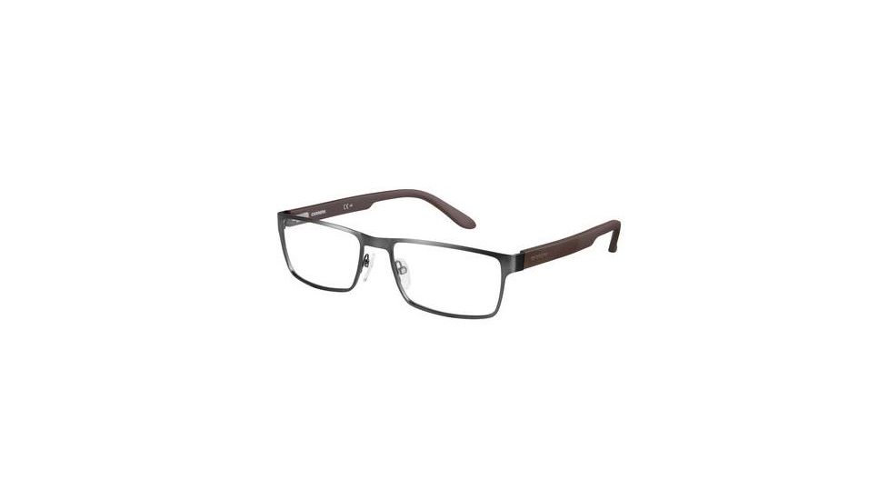 Carrera 6656 Progressive Prescription Eyeglasses CA6656-09T6-5617 - Dark Ruthenium / Matte Black Frame, Lens Diameter 56mm, Distance Between Lenses 17mm