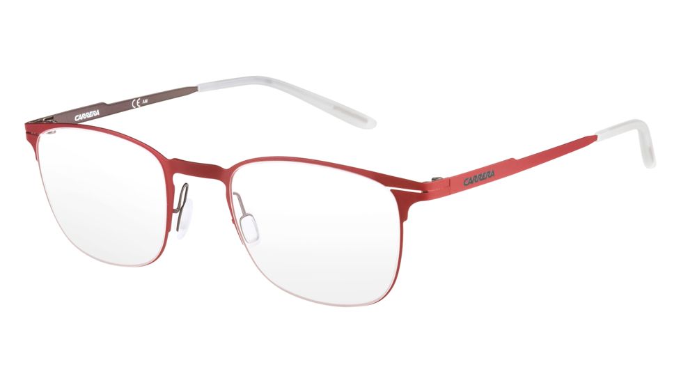 Carrera 6660 Bifocal Prescription Eyeglasses CA6660-0VZ4-4822 - Matte Red / Dark Red Frame, Lens Diameter 48mm, Distance Between Lenses 22mm