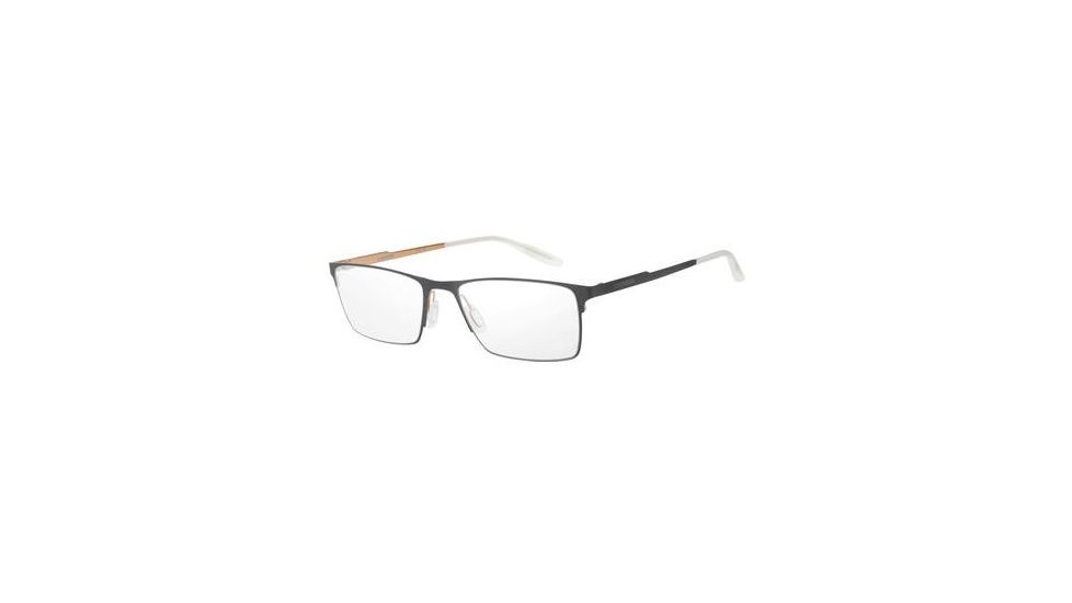 Carrera 6662 Bifocal Prescription Eyeglasses CA6662-00RC-5318 - Matte Black/Gold Frame, Lens Diameter 53mm, Distance Between Lenses 18mm