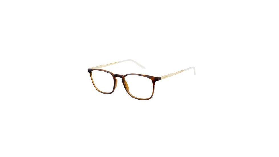 Carrera 6666 Eyeglass Frames CA6666-00KS-5019 - Havana Gold Frame, Lens Diameter 50mm, Distance Between Lenses 19mm